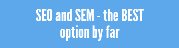 Search engine marketing and SEO header