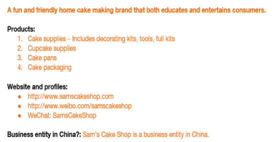 China Marketing Plan - Company and Product