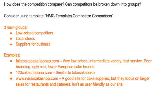 Understanding Competitors in China
