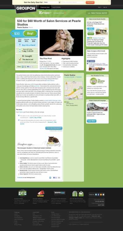 Groupon.com Screenshot