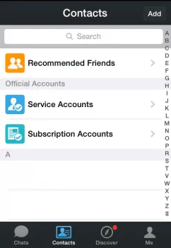 accounts location