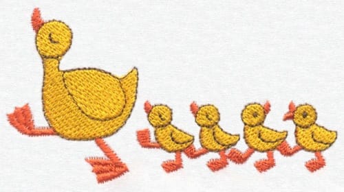 Ducks in a Row. Image from http://perfectlittlestitches.com.