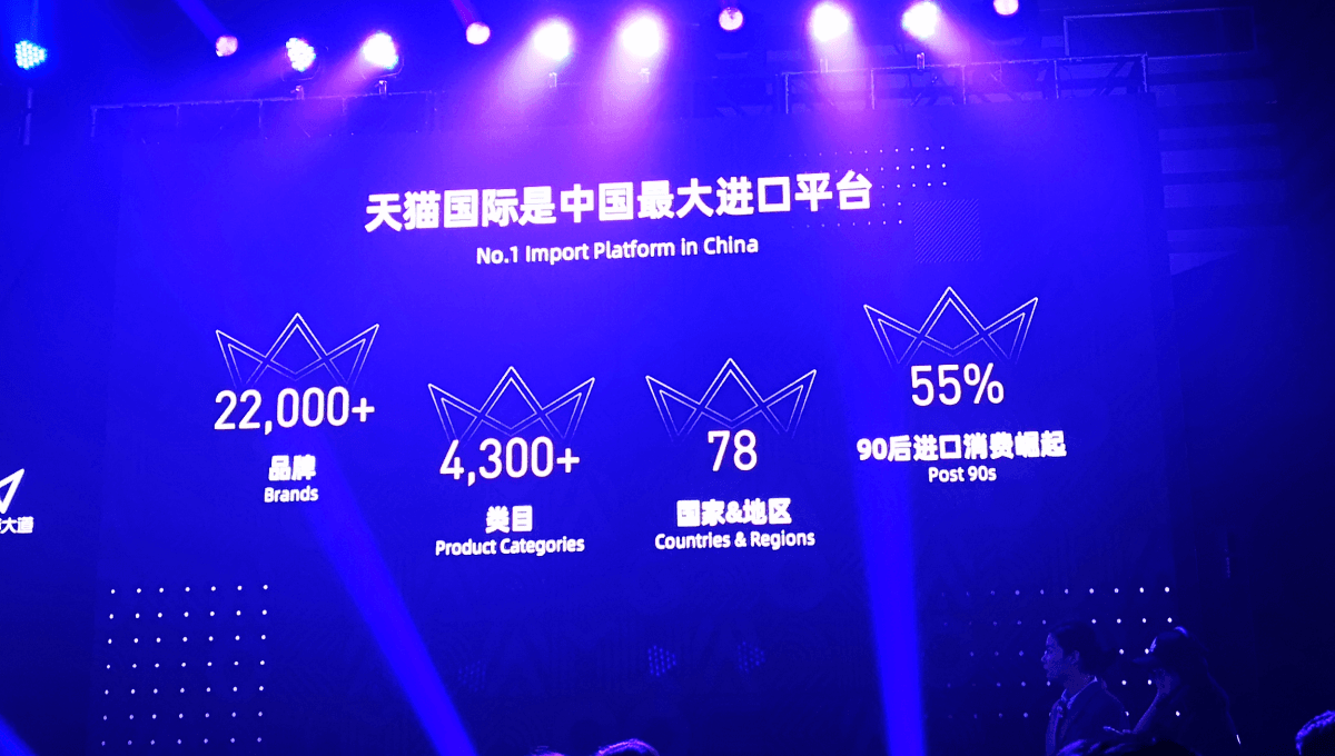 Tmall Global is the top import platform in China