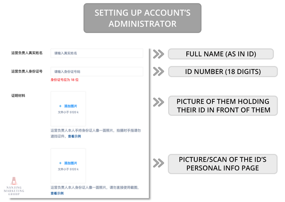 Setting up account's administrator on Zhihu