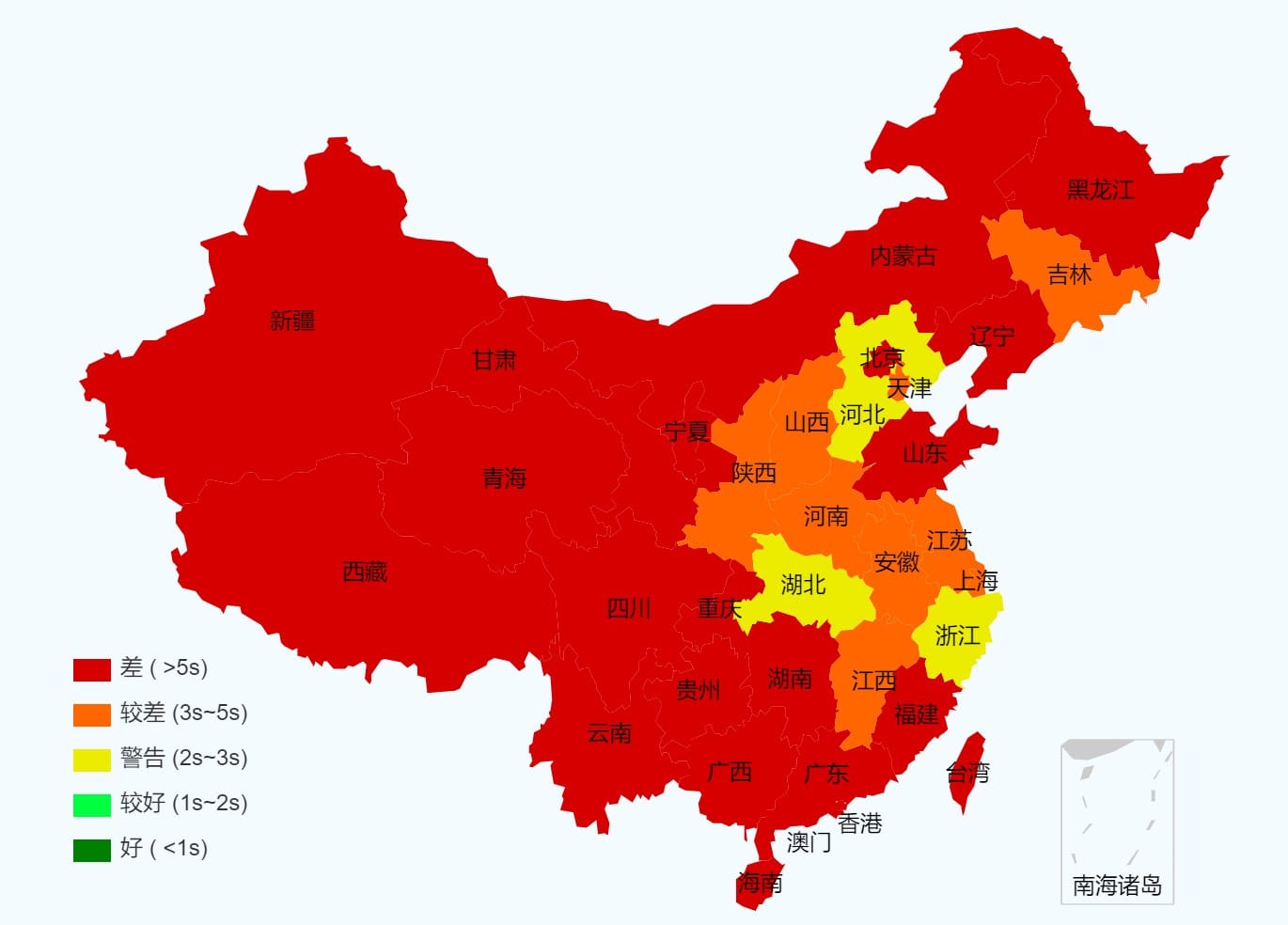 China-hosted websites