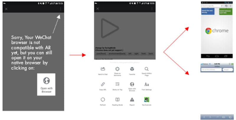 Augmented reality assistance example