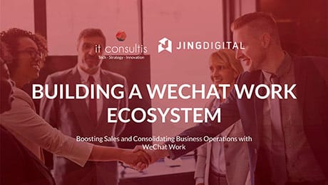 Report cover about WeChat Work features, benefits and use cases